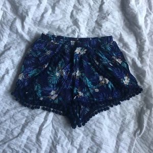 Tropical Print Shorts
